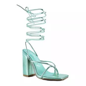 Женские босоножки на высоком каблуке со шнуровкой London Rag Shewolf London Rag