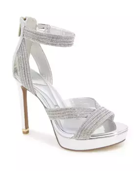 Женские босоножки Nadine с ремешками Kenneth Cole New York, серебряный