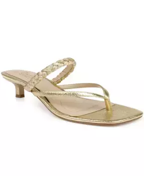 Женские босоножки Nadya на низком каблуке Jewel Badgley Mischka, золотой
