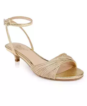 Женские босоножки Nance на низком каблуке Jewel Badgley Mischka, золотой