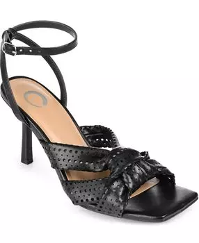 Женские босоножки Naommi с перфорацией Journee Collection, черный