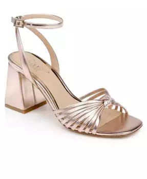 Женские босоножки Nariah на квадратном каблуке Jewel Badgley Mischka, розовый
