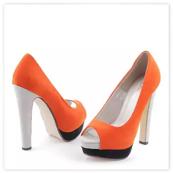 Женские босоножки оранжевые Tendenz