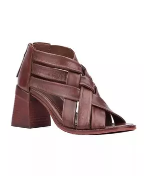 Женские босоножки Owena на каблуке Vintage Foundry Co, коричневый