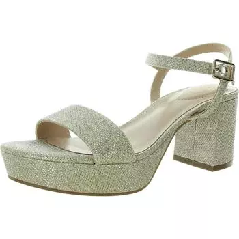 Женские босоножки Pennie 2 из искусственной замши с ремешком на щиколотке Bandolino, золотой