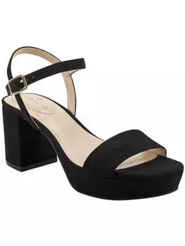 Женские босоножки Pennie 2 из искусственной замши с ремешком на щиколотке Bandolino, черный