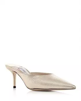 Женские босоножки Rav 65 на высоком каблуке с острым носком Jimmy Choo, цвет Gold