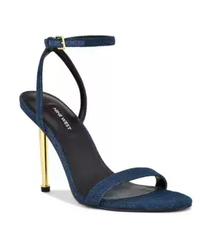 Женские босоножки Reina на шпильке с ремешком на щиколотке Nine West, синий