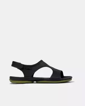 Женские босоножки Right Nina на каблуке из гладкой кожи Camper, черный