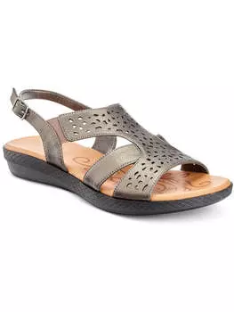 Женские босоножки с металлической пряжкой Bolt Slingback Easy Street, цвет pewter