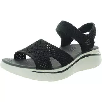 Женские босоножки с открытым носком и ремешком на щиколотке Ashen Easy Spirit, черный