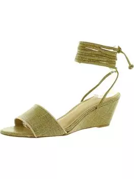 Женские босоножки с открытым носком MIRAI Босоножки на танкетке Cult Gaia, цвет natural