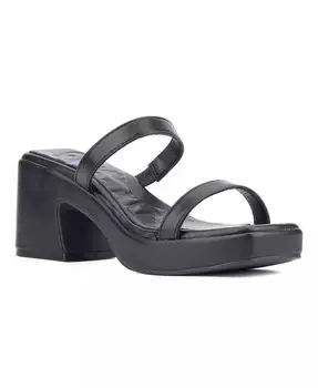 Женские босоножки Savage на платформе на каблуке Olivia Miller, черный