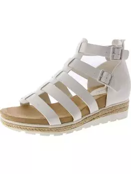 Женские босоножки Simone из искусственной кожи на танкетке Easy Street, белый