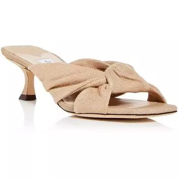 Женские босоножки-слайды Avenue 50 Kitten Knot-Front Jimmy Choo, цвет ballet pink