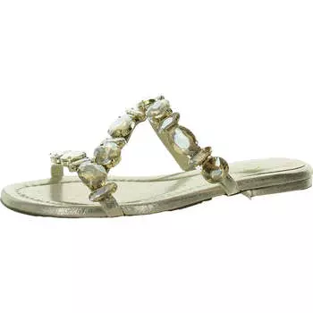 Женские босоножки-слайды Avimma с декоративным силуэтом Jessica Simpson, цвет champagne shimmer sand