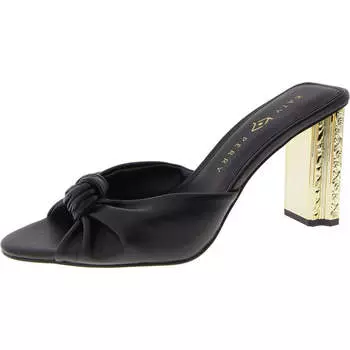 Женские босоножки-слайды Framing из искусственной кожи с тиснением Katy Perry, черный