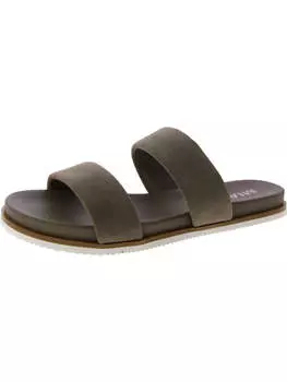 Женские босоножки-слайды из искусственной замши VALERI Mia, цвет taupe suede