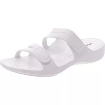 Женские босоножки-слайды Jessaa с открытым носком и ремешками Style & Co., белый