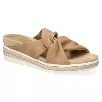 Женские босоножки-слайды на танкетке с узлом Ja Easy Street, бежевый