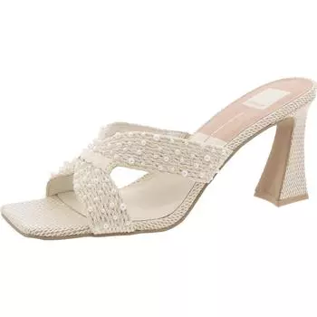 Женские босоножки-слайды Nitro Pearl с декором Dolce Vita, цвет vanilla raffia