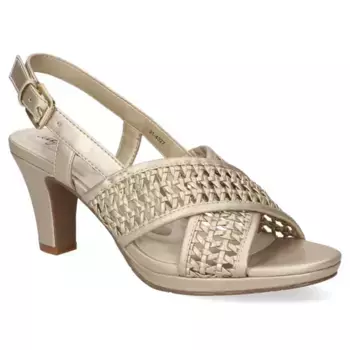 Женские босоножки Slingback на платформе Sol Easy Street, цвет champagne