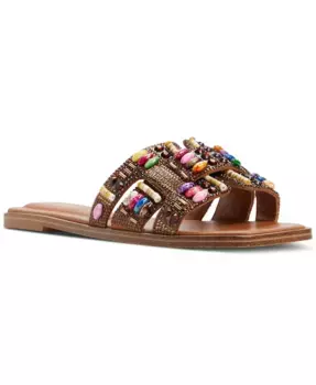 Женские босоножки-слипоны Eleny с декоративными элементами ALDO, коричневый