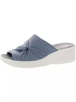 Женские босоножки Smile II на танкетке Bzees, цвет dusty blue