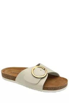 Женские босоножки со стелькой и пряжкой Dunlop, белый