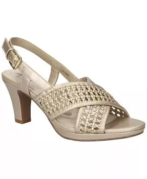 Женские босоножки Sol Dress Heel Easy Street, коричневый/бежевый