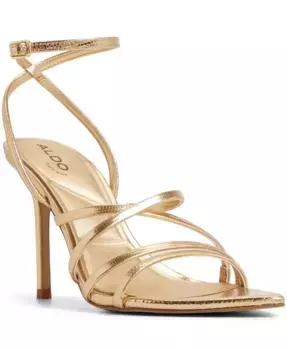 Женские босоножки Solania на каблуке с ремешками ALDO, золотой