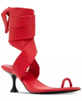 Женские босоножки Symone на низком каблуке со шнуровкой Steve Madden, красный