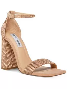 Женские босоножки Tiaa с ремешком на щиколотке и стразами Steve Madden, красный