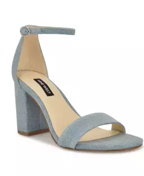 Женские босоножки Toniann с открытым носком Nine West, синий