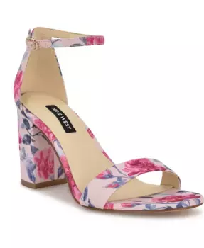 Женские босоножки Toniann с открытым носком Nine West, коричневый/бежевый