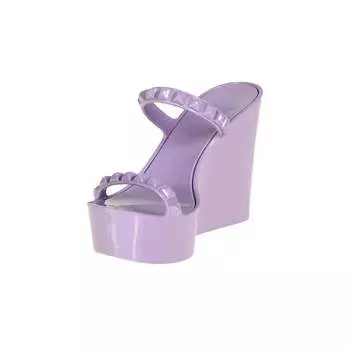 Женские босоножки Tonino на танкетке с платформой фиолетового цвета Carmen Sol