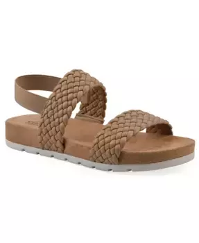 Женские босоножки Treat на ремешке Cliffs by White Mountain, коричневый/бежевый