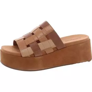 Женские босоножки Ulrich из кожи на танкетке Lucky Brand, цвет dusty sand combo