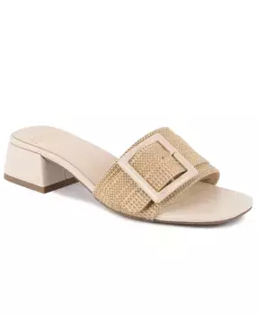 Женские босоножки Undera на устойчивом каблуке Jones New York, коричневый/бежевый