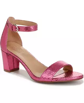 Женские босоножки Vera на устойчивом каблуке с ремешком на щиколотке Naturalizer, розовый