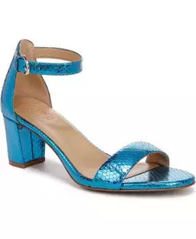 Женские босоножки Vera на устойчивом каблуке с ремешком на щиколотке Naturalizer, синий