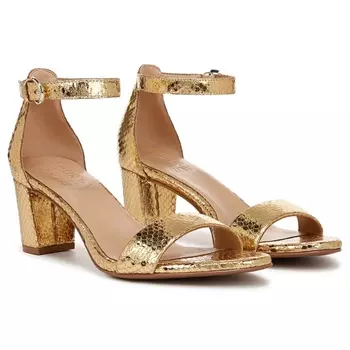 Женские босоножки Vera от Naturalizer, yellow metallic snake print leather