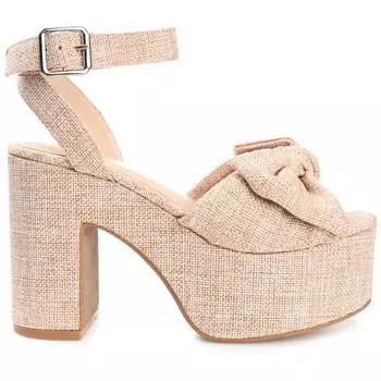 Женские босоножки Zenni Tru Comfort Foam на блочном каблуке с бантом Journee Collection Zenni Journee Collection