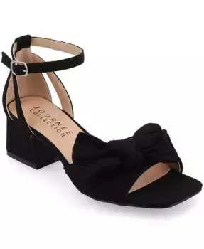 Женские босоножки Zevi Block Heel на платформе Journee Collection, черный