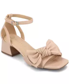 Женские босоножки Zevi Block Heel на платформе Journee Collection, розовый