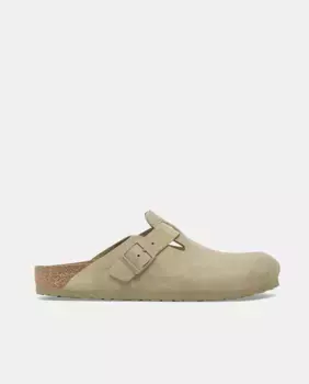 Женские бостонские сабо Birkenstock, зеленый