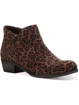 Женские ботильоны Abby из искусственной кожи на каблуках Sun + Stone, цвет leopard