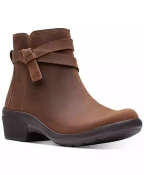 Женские ботильоны Angie Spice Clarks, коричневый