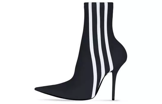 Ботильоны женские Balenciaga x Adidas Knife, черный / белый