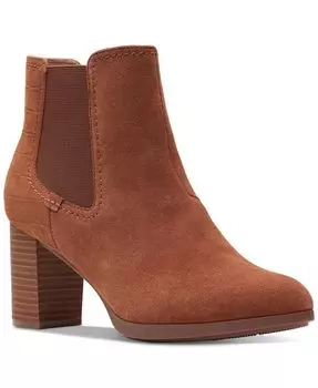 Женские ботильоны Bayla Rose Dress до щиколотки Clarks, тан/бежевый